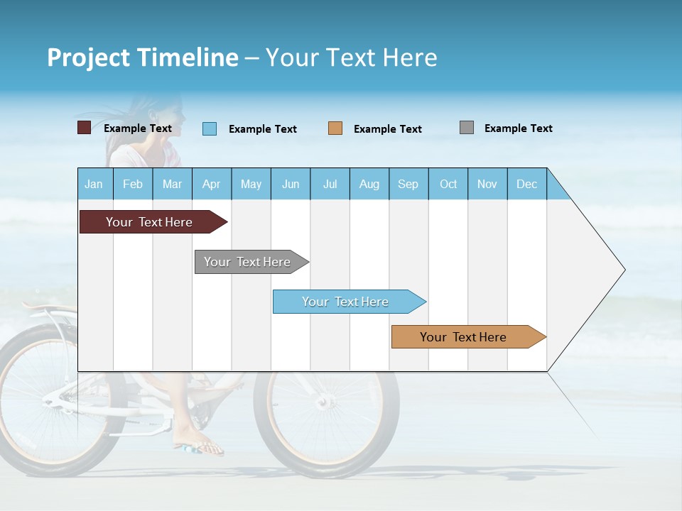 Biking Bicycle Healthy PowerPoint Template