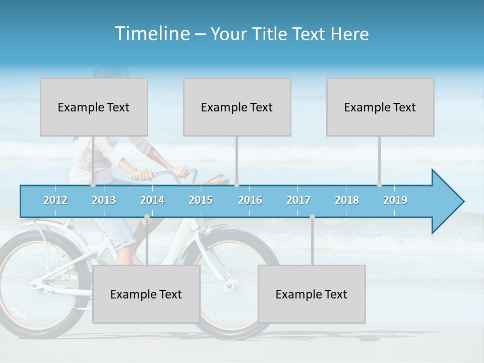 Biking Bicycle Healthy PowerPoint Template