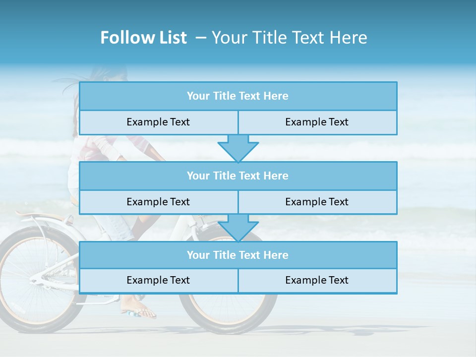 Biking Bicycle Healthy PowerPoint Template