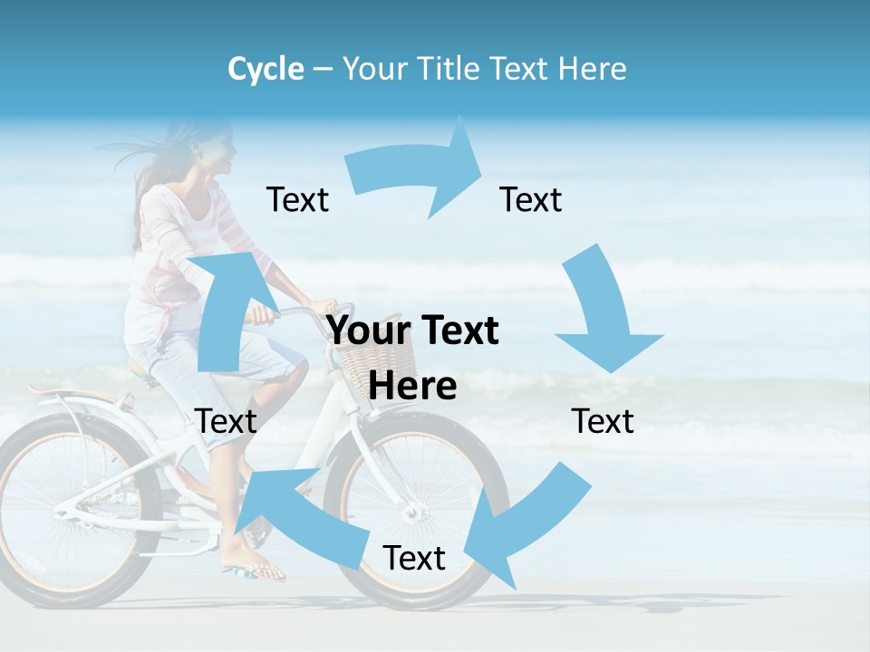 Biking Bicycle Healthy PowerPoint Template