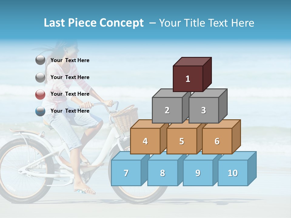 Biking Bicycle Healthy PowerPoint Template