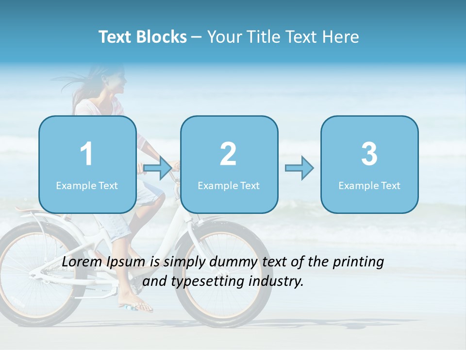 Biking Bicycle Healthy PowerPoint Template