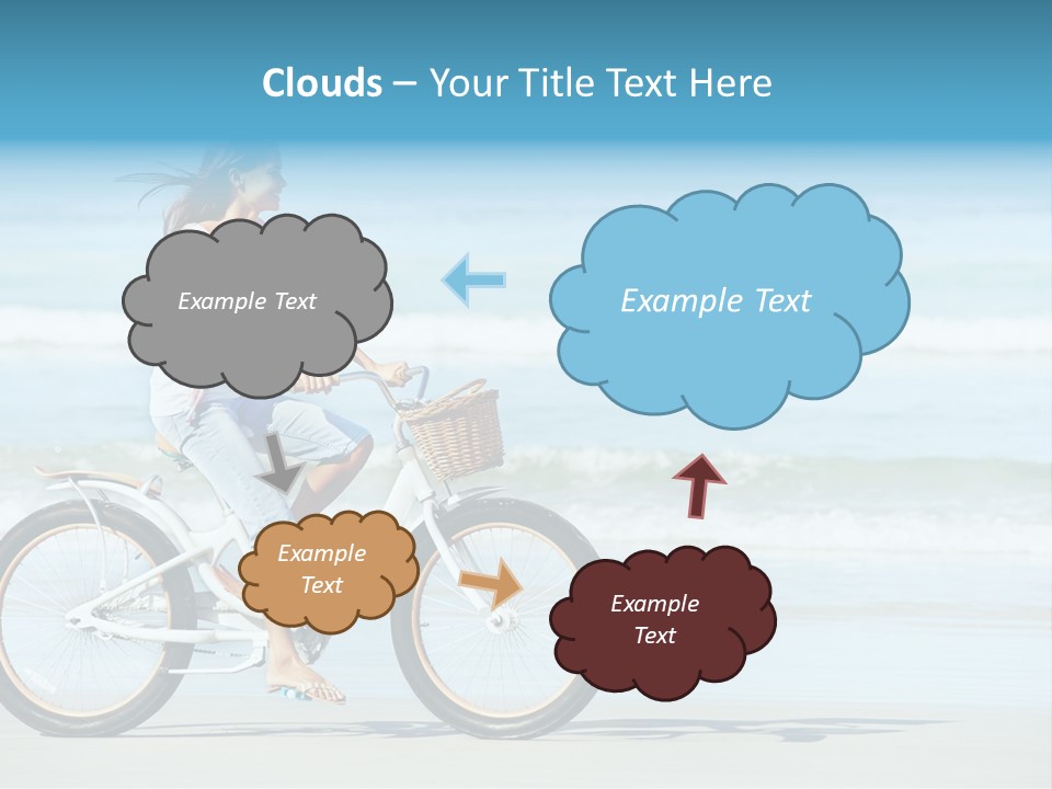 Biking Bicycle Healthy PowerPoint Template