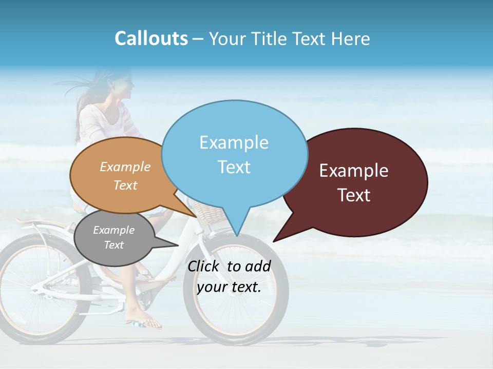 Biking Bicycle Healthy PowerPoint Template