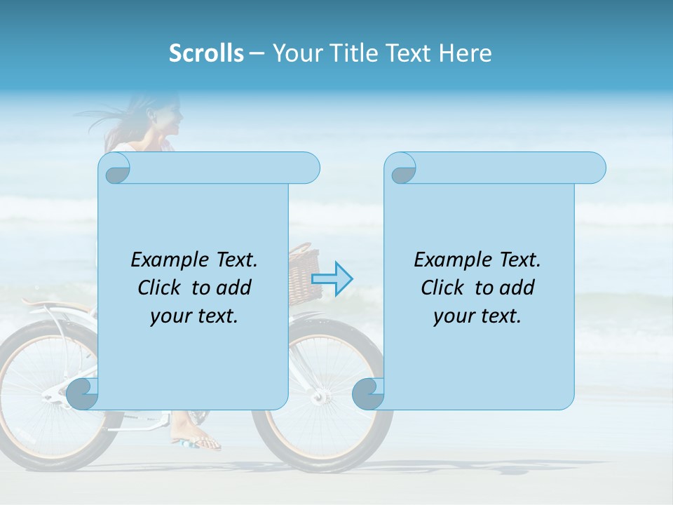 Biking Bicycle Healthy PowerPoint Template