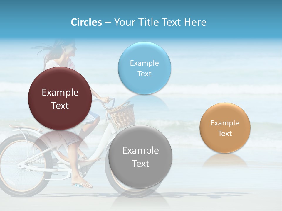 Biking Bicycle Healthy PowerPoint Template