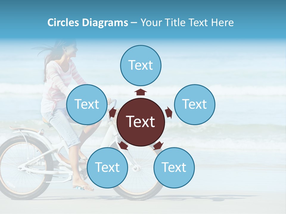 Biking Bicycle Healthy PowerPoint Template