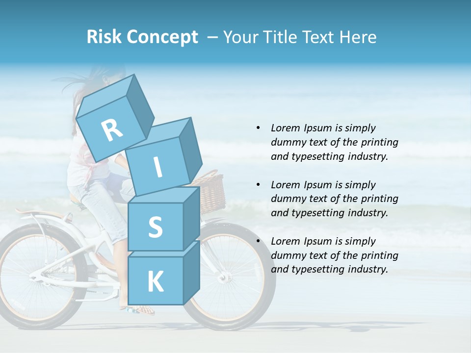 Biking Bicycle Healthy PowerPoint Template