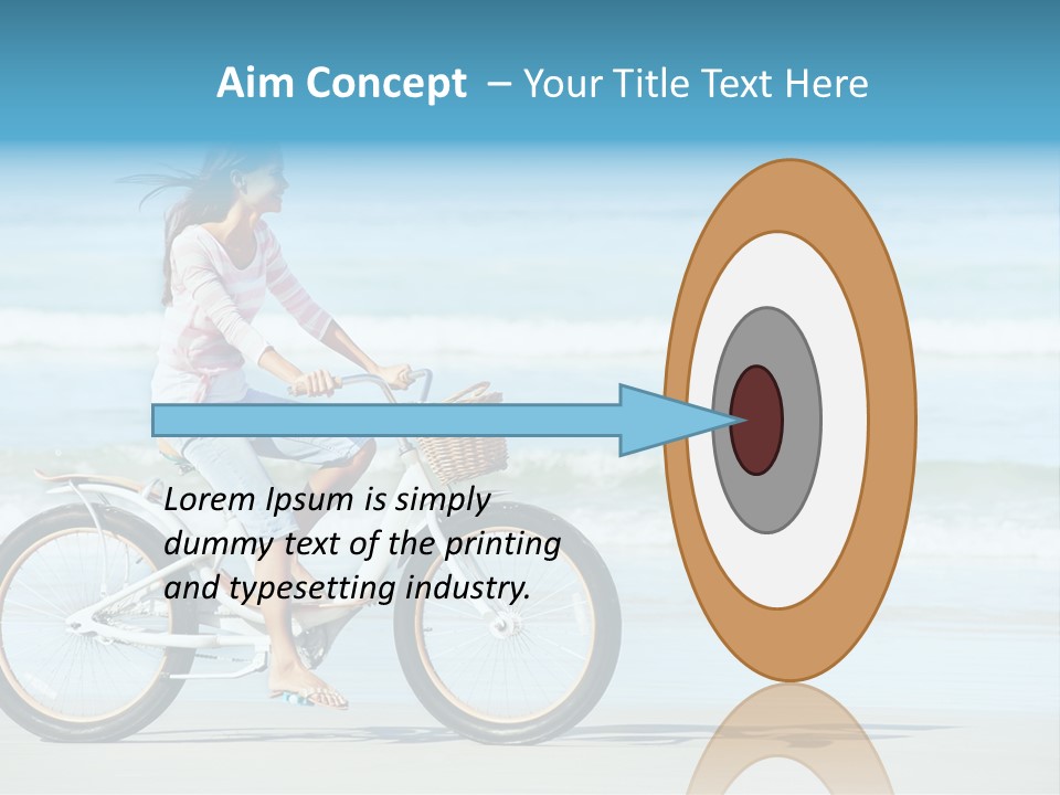 Biking Bicycle Healthy PowerPoint Template