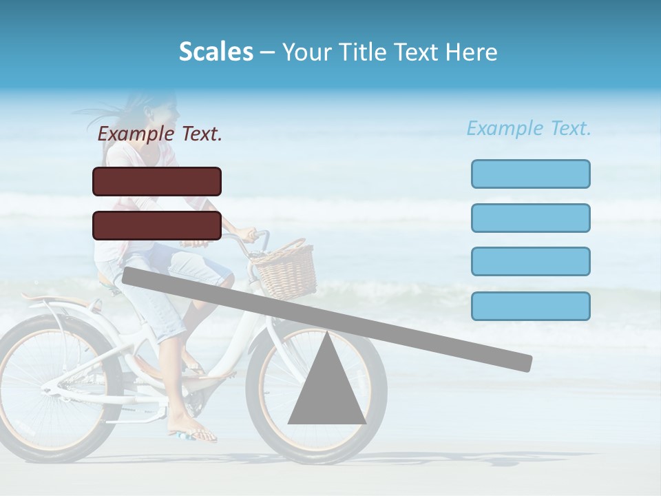 Biking Bicycle Healthy PowerPoint Template