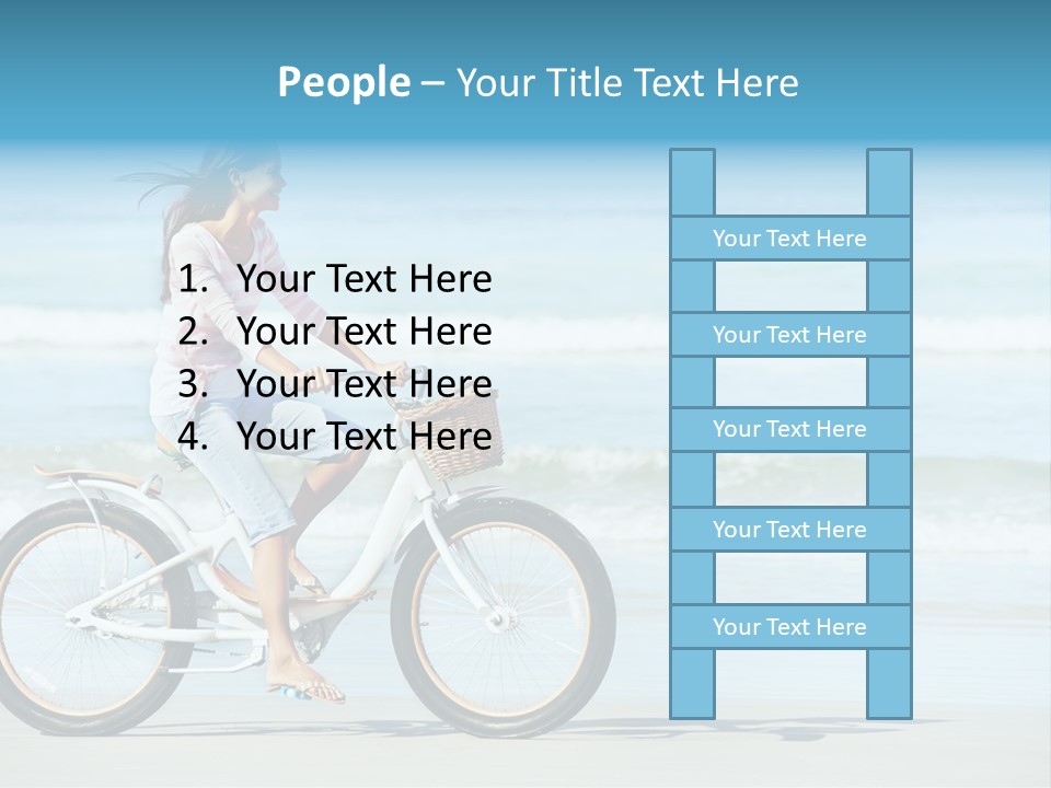 Biking Bicycle Healthy PowerPoint Template