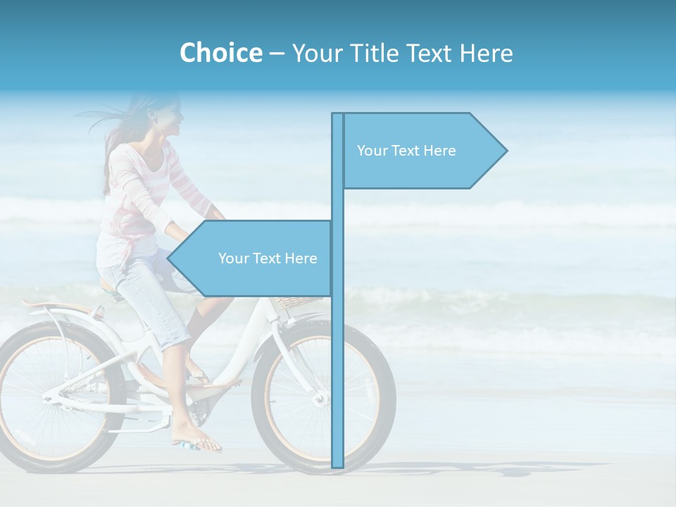 Biking Bicycle Healthy PowerPoint Template