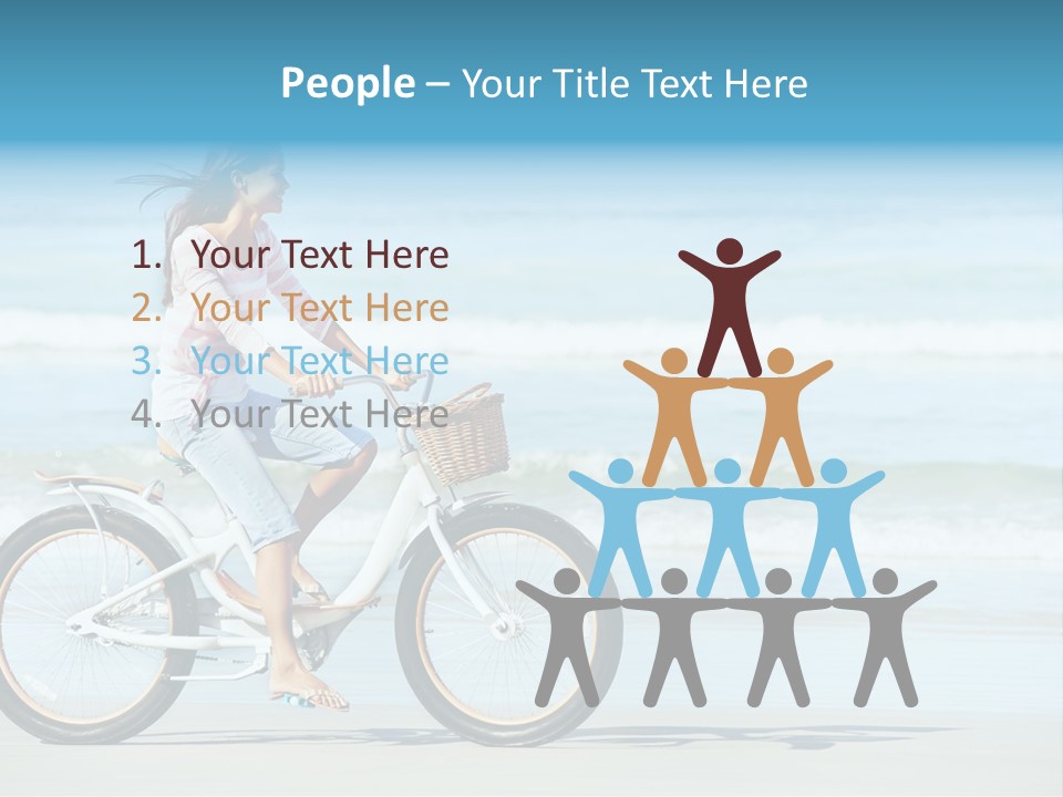 Biking Bicycle Healthy PowerPoint Template