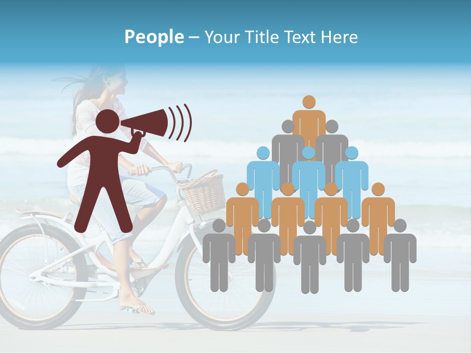 Biking Bicycle Healthy PowerPoint Template