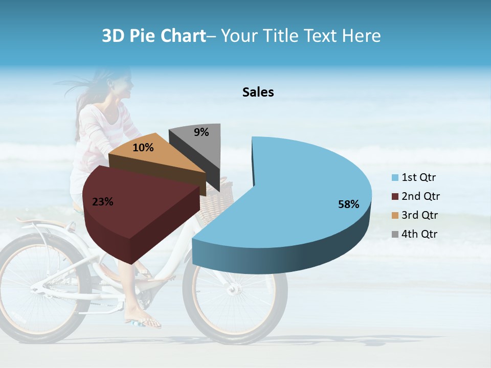 Biking Bicycle Healthy PowerPoint Template