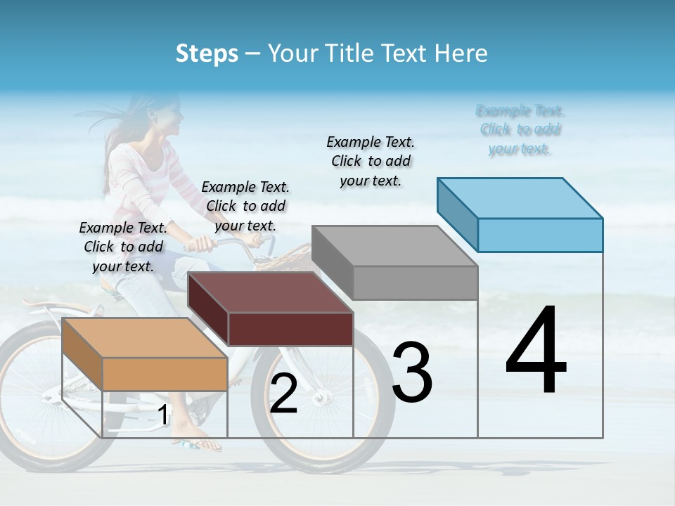 Biking Bicycle Healthy PowerPoint Template