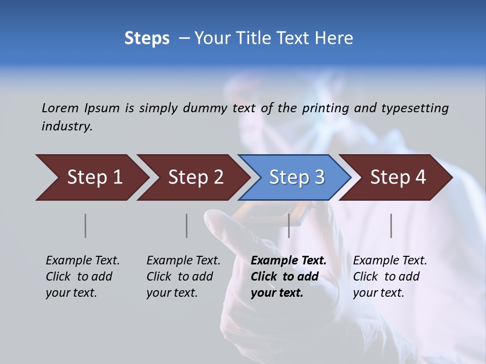 Engineer Horizontal Selective Focus PowerPoint Template