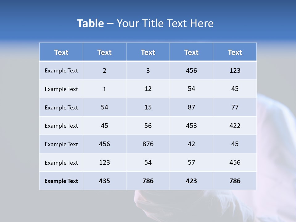 Engineer Horizontal Selective Focus PowerPoint Template