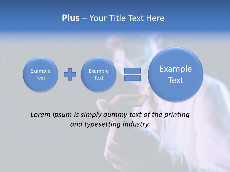 Engineer Horizontal Selective Focus PowerPoint Template