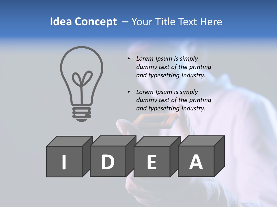 Engineer Horizontal Selective Focus PowerPoint Template