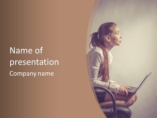 Alone Comfortable One PowerPoint Template