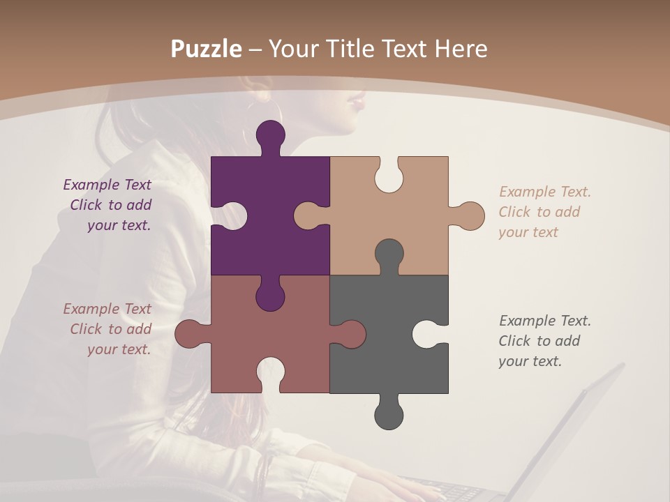 Alone Comfortable One PowerPoint Template