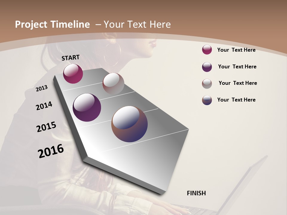 Alone Comfortable One PowerPoint Template