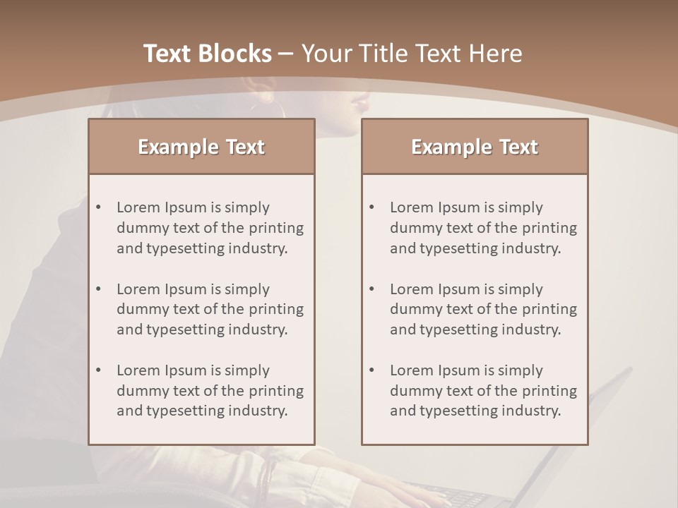 Alone Comfortable One PowerPoint Template