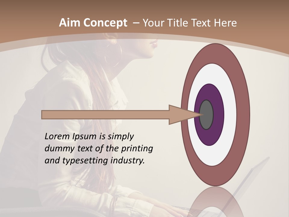 Alone Comfortable One PowerPoint Template