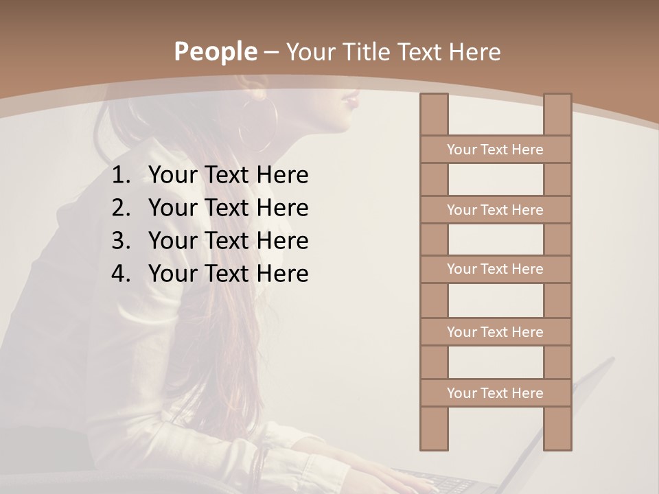 Alone Comfortable One PowerPoint Template