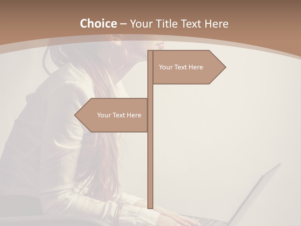 Alone Comfortable One PowerPoint Template