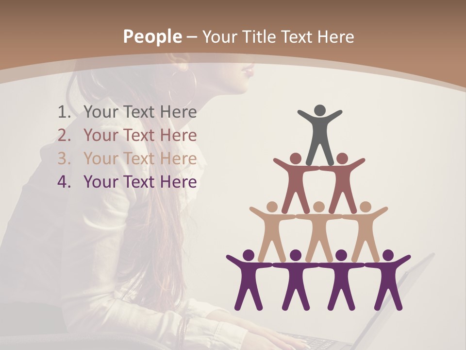Alone Comfortable One PowerPoint Template