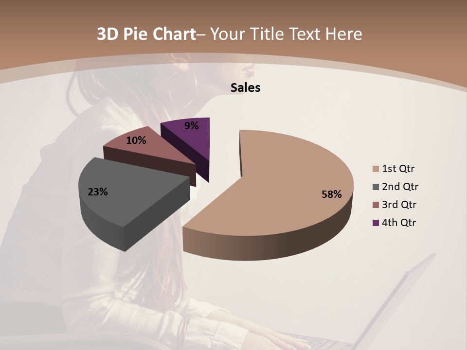 Alone Comfortable One PowerPoint Template