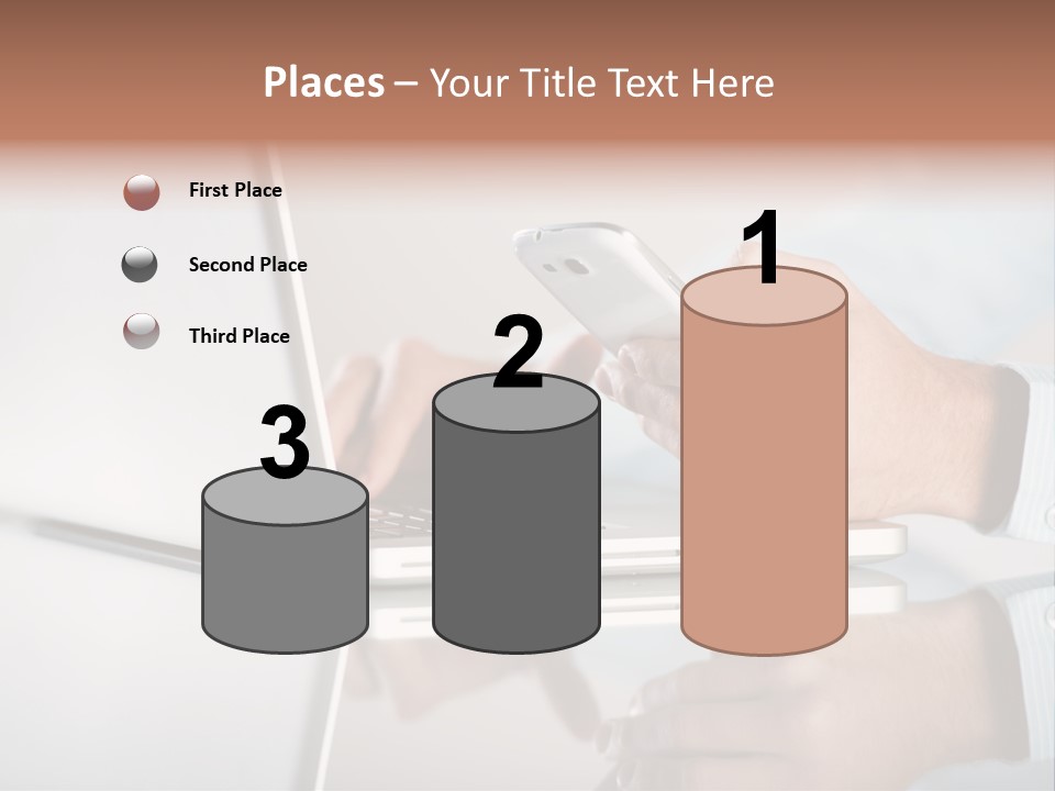 Mobility Information Finger PowerPoint Template