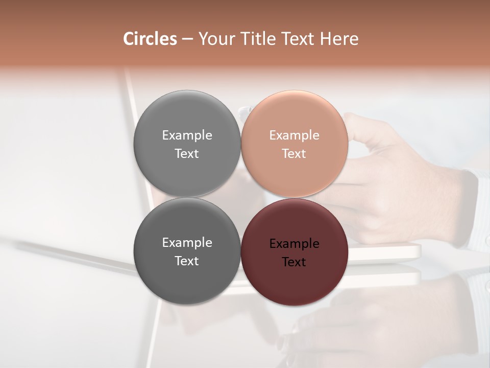 Mobility Information Finger PowerPoint Template