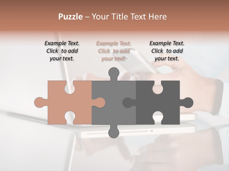 Mobility Information Finger PowerPoint Template