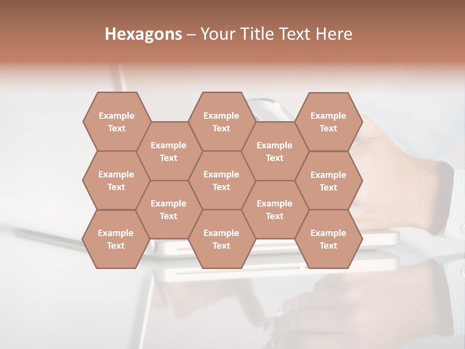 Mobility Information Finger PowerPoint Template