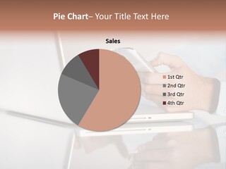 Mobility Information Finger PowerPoint Template