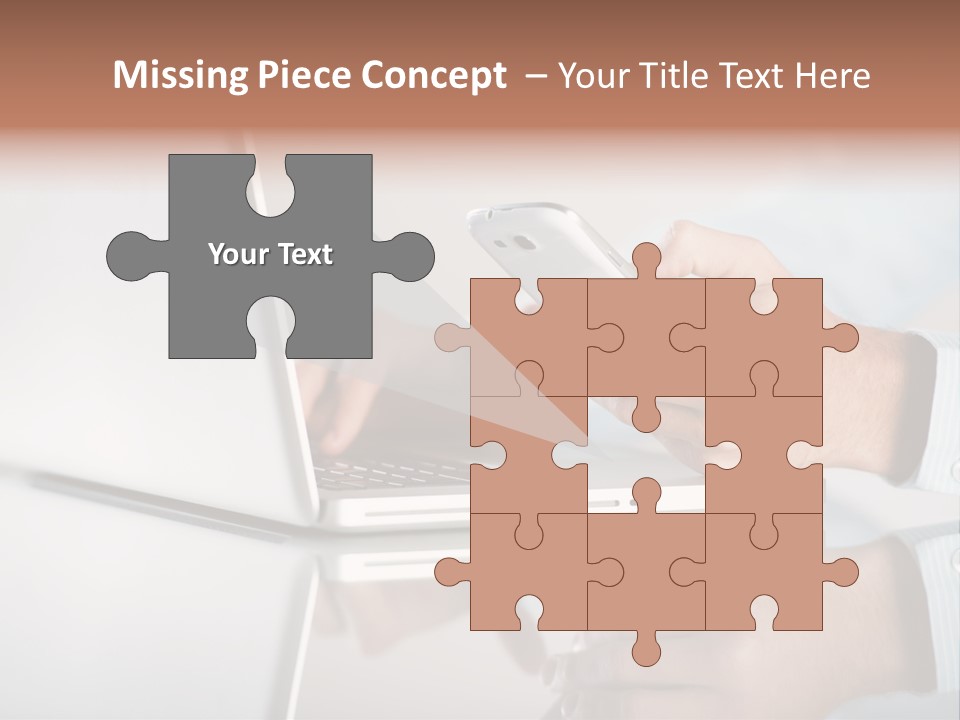 Mobility Information Finger PowerPoint Template