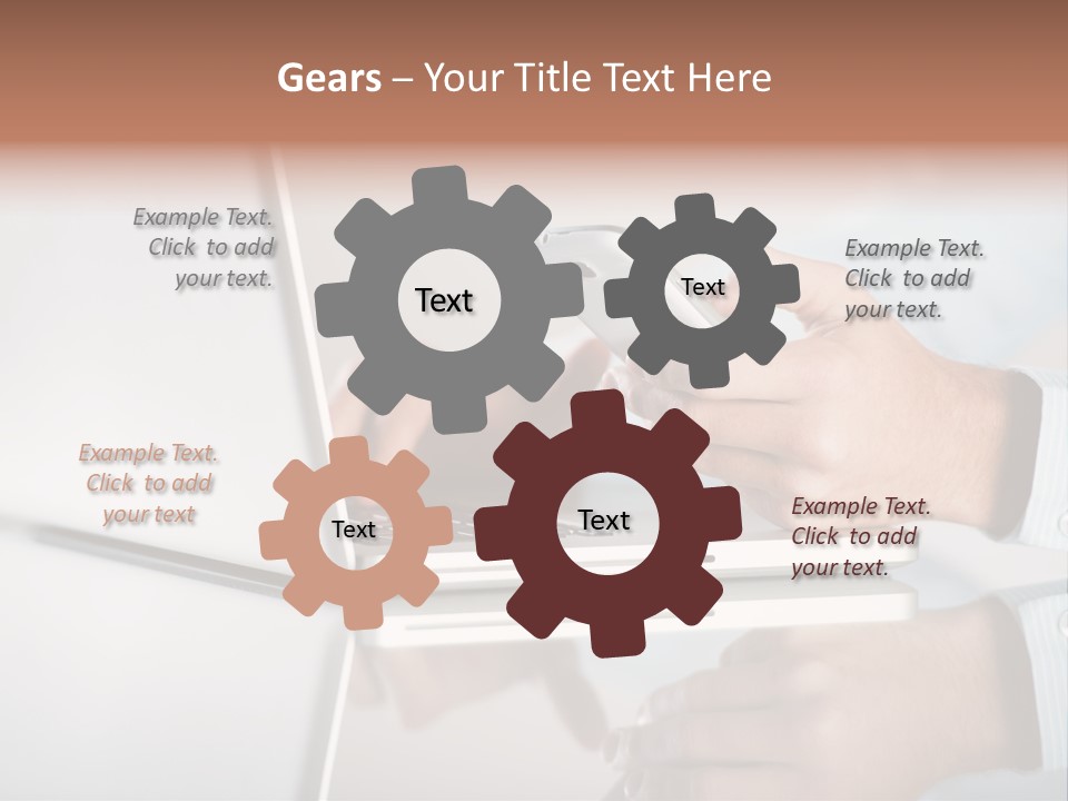 Mobility Information Finger PowerPoint Template