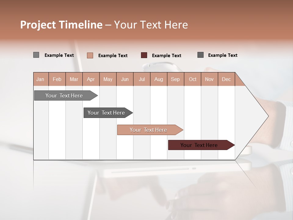 Mobility Information Finger PowerPoint Template