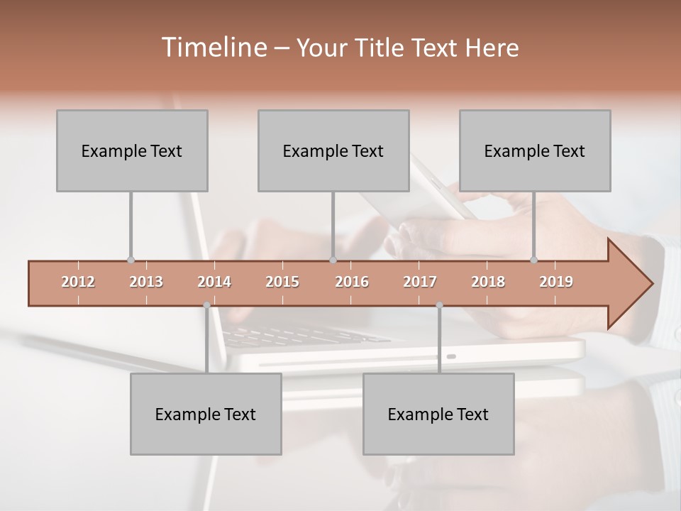 Mobility Information Finger PowerPoint Template