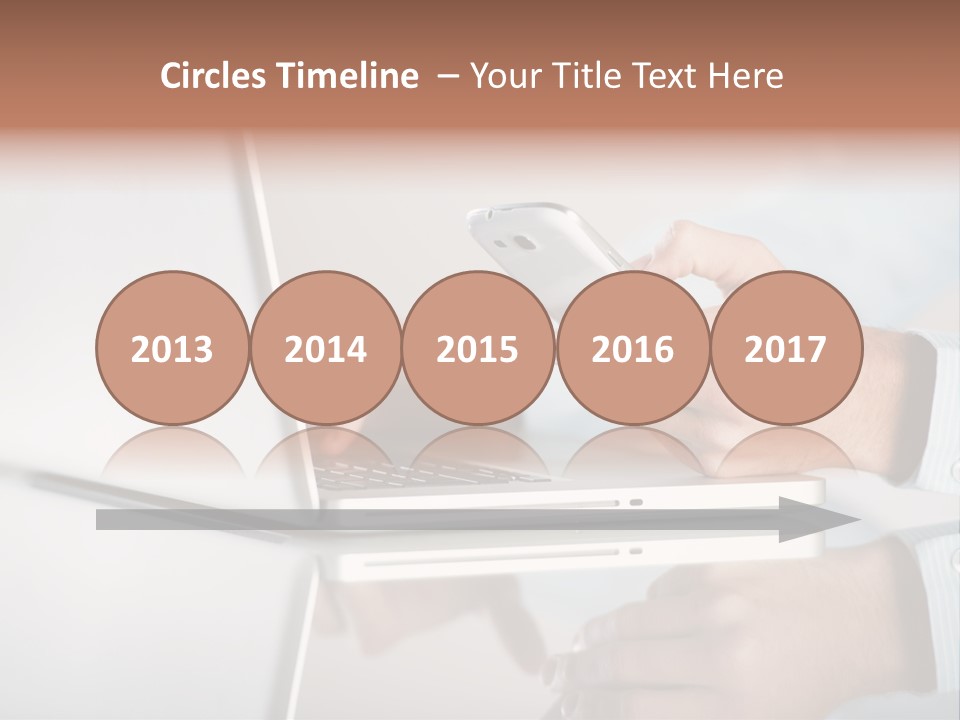 Mobility Information Finger PowerPoint Template