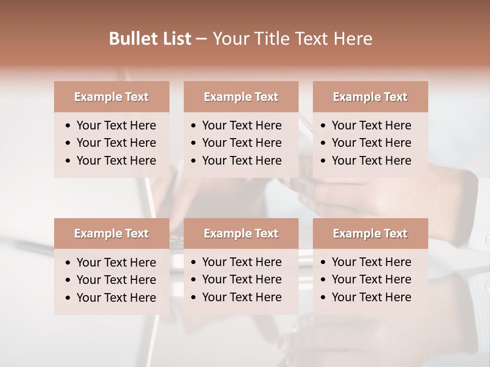 Mobility Information Finger PowerPoint Template