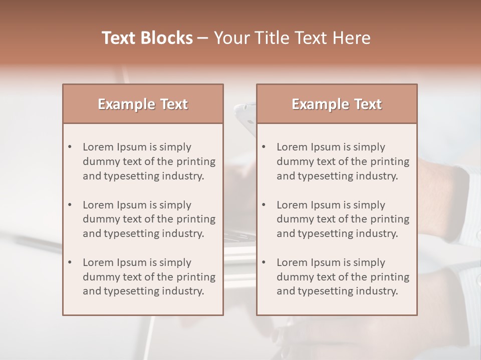 Mobility Information Finger PowerPoint Template