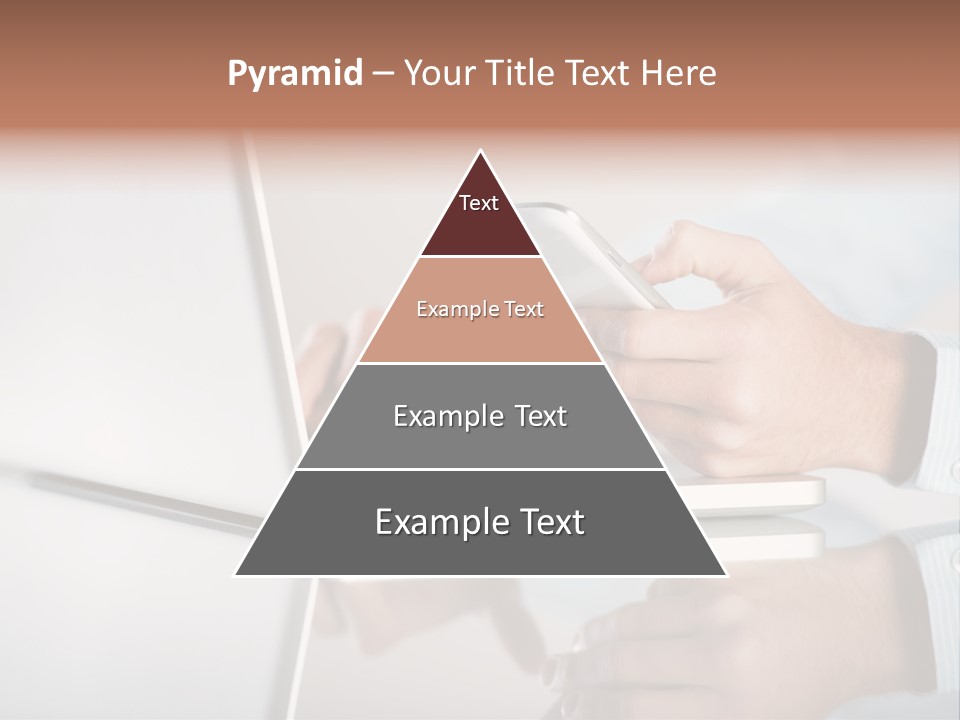 Mobility Information Finger PowerPoint Template