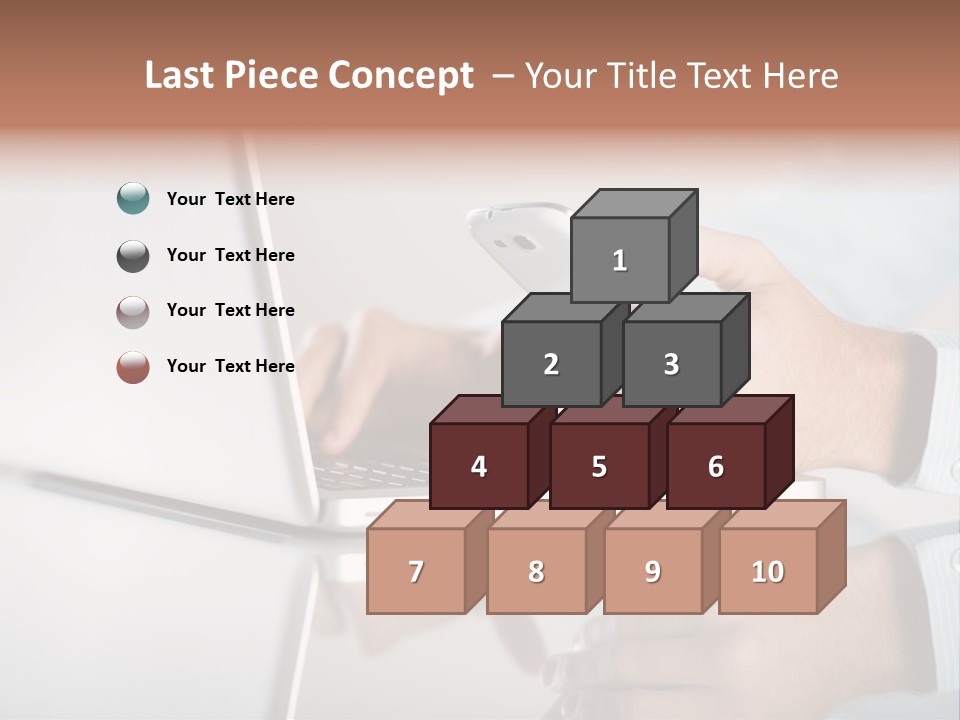 Mobility Information Finger PowerPoint Template