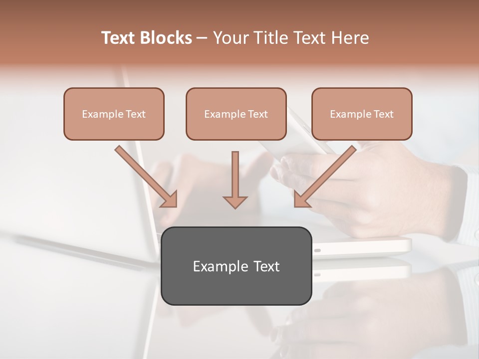 Mobility Information Finger PowerPoint Template