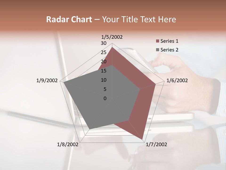 Mobility Information Finger PowerPoint Template