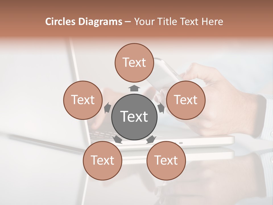 Mobility Information Finger PowerPoint Template